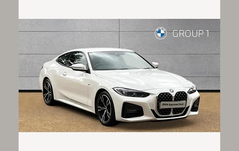 White Used 2021 BMW 420 M Sport Coupe | £24,995 (Fair price) - Image 1/4
