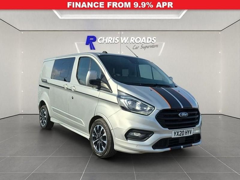 Used Ford Transit Custom Sport 185 HP (136 kW) 2020 Silver Van