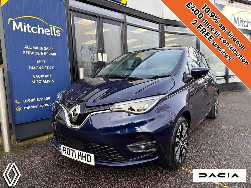 Blue Used 2021 Renault Zoe Riviera Hatchback | £10,295 (Fair price) - Image 1/4