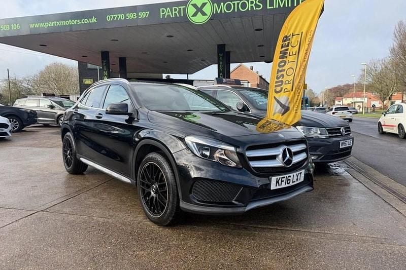 Used Mercedes GLA200 AMG line 136 HP (100 kW) 2016 Black SUV