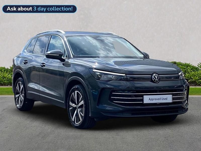 Grey Used 2024 VW Tiguan Elegance SUV | £33,699 (A bit pricey) - Image 1/4
