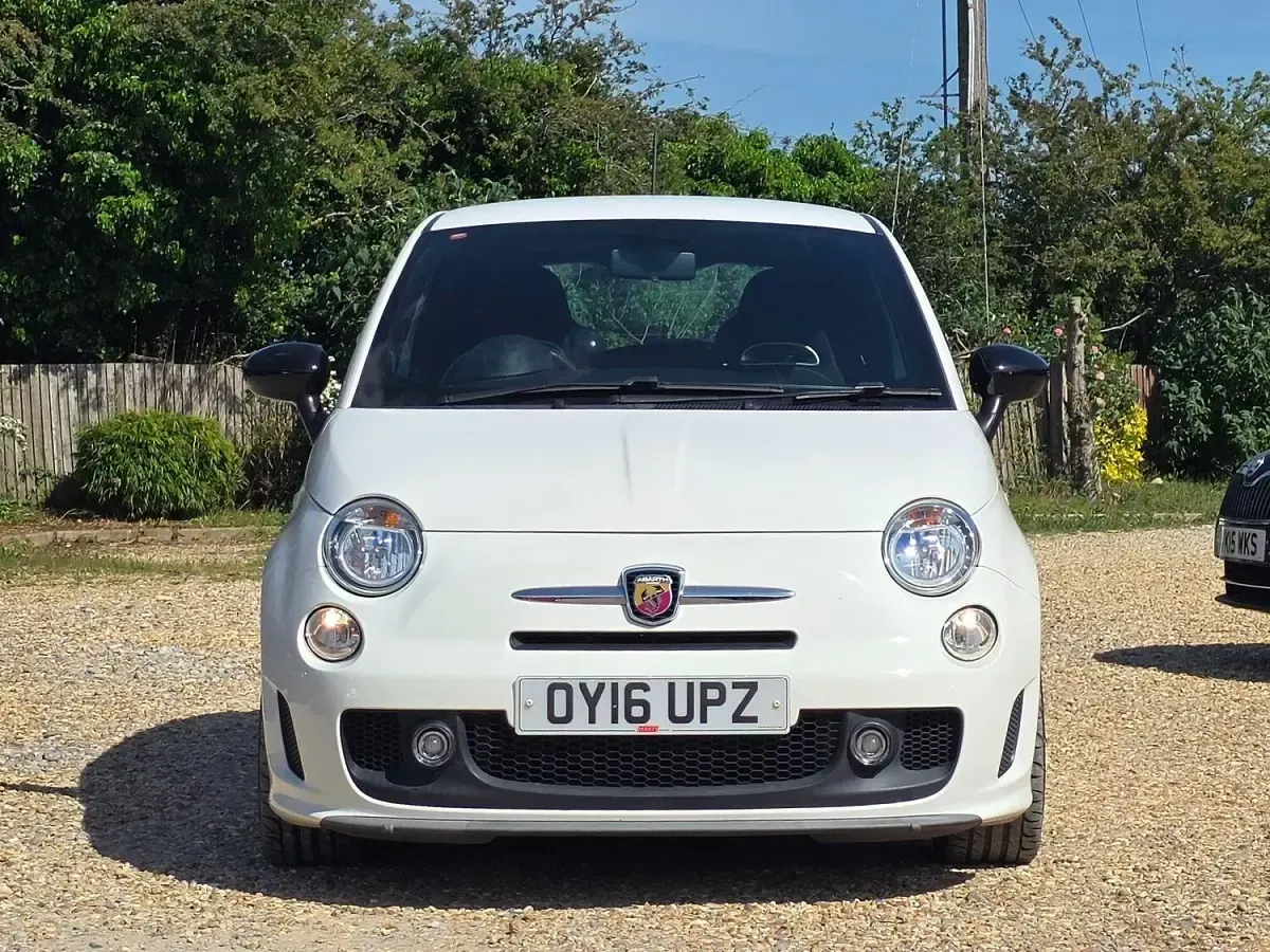Used Abarth 595 140 HP (102 kW) 2016 White Hatchback