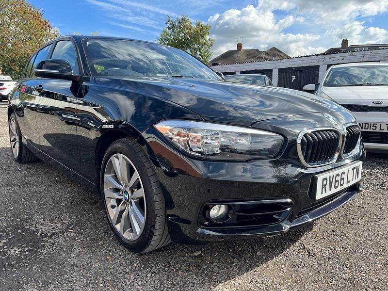 Black Used 2016 BMW 118 Sport Line Hatchback | £10,495 (Fair price) - Image 1/3