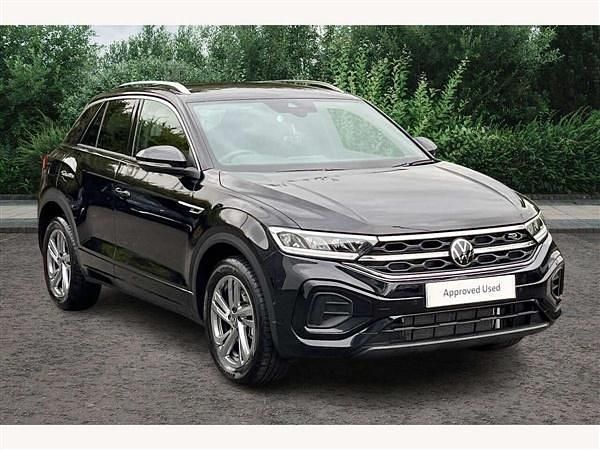 Black Used 2025 VW T-Roc R-line SUV | £29,490 (A bit pricey) - Image 1/4