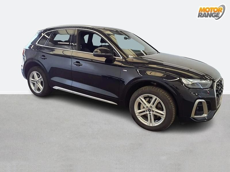 Black Used 2021 Audi Q5 S-Line SUV | £25,895 (Good price) - Image 1/4