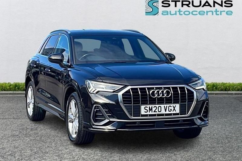 Black Used 2020 Audi Q3 S-Line SUV | £19,595 (Fair price) - Image 1/1