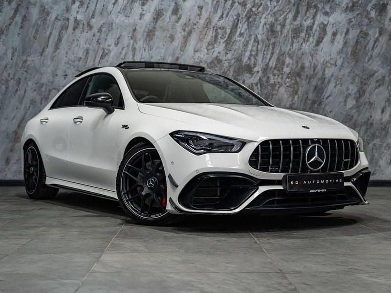 Used Mercedes CLA45 AMG AMG 421 HP (309 kW) 2022 White Coupe