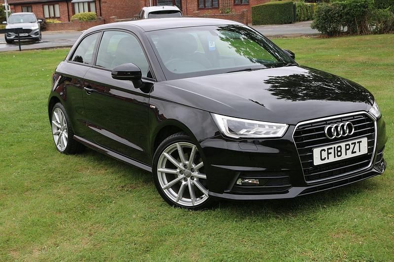 Black Used 2018 Audi A1 S-Line Hatchback | £12,495 (Fair price) - Image 1/4