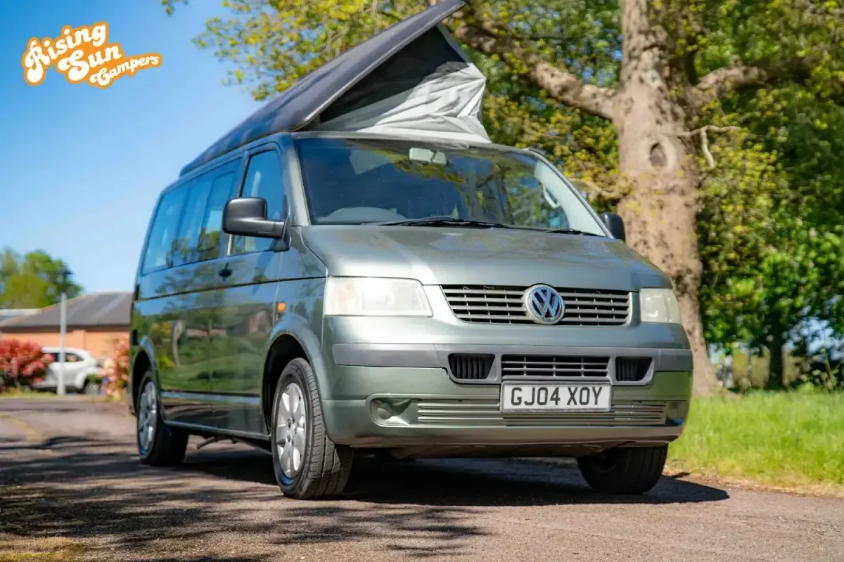 Second-hand VW Transporter 104 CP (76 kW) 2004 Verde Van