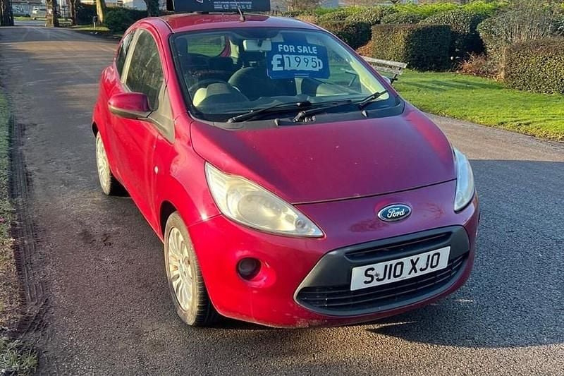 Used Ford Ka Zetec 69 HP (50 kW) 2010 Red Hatchback