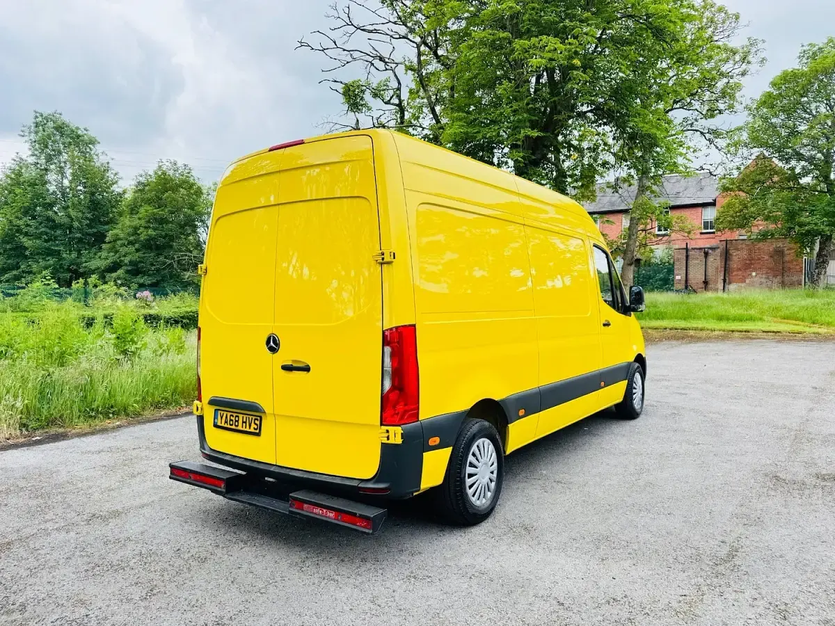Used Mercedes Sprinter 2018 Yellow Van