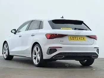 Used Audi A3 S-Line 150 HP (110 kW) 2024 White Hatchback