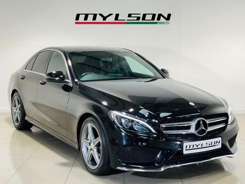 Used Mercedes C250 AMG line 204 HP (150 kW) 2016 Black Sedan
