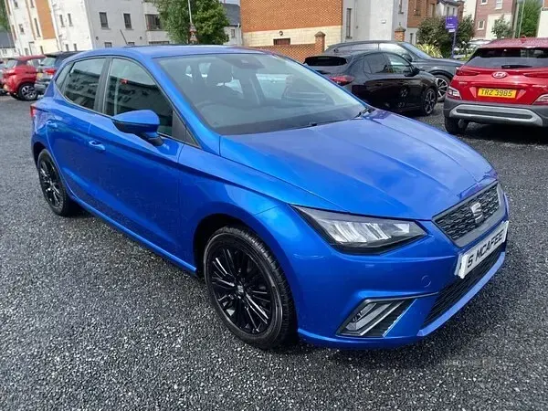 Used Seat Ibiza SE Technology 2022 Blue Hatchback