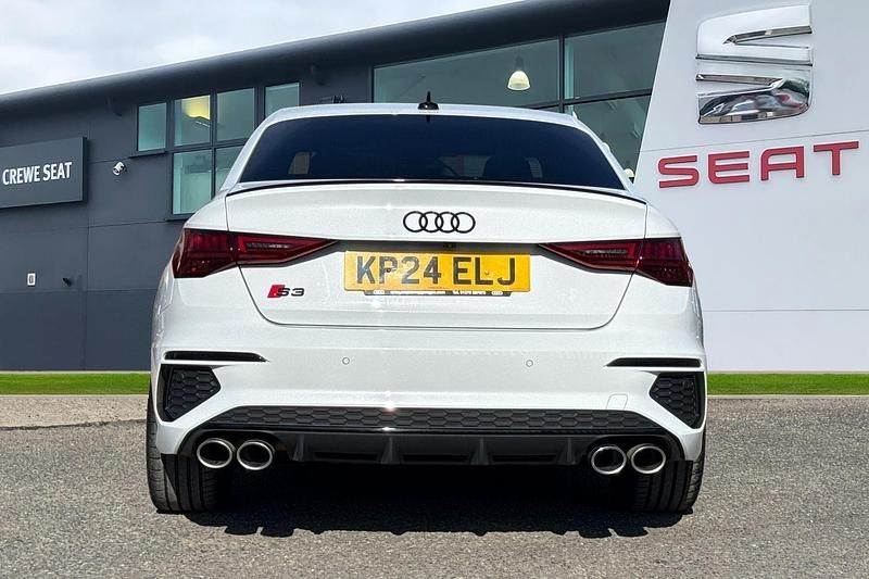 Used Audi S3 Black Edition 2024 White Sedan