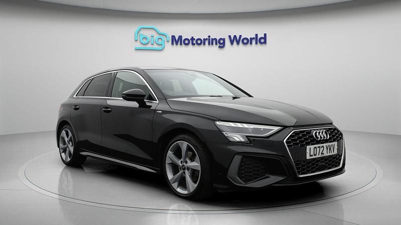 Used Audi A3 S-Line 148 HP (108 kW) 2022 Black Sedan