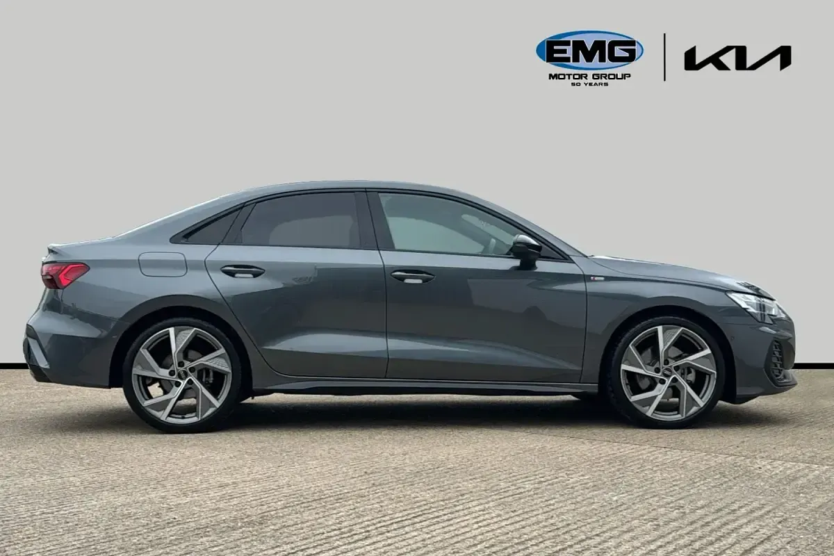 Used Audi A3 Black Edition 150 HP (110 kW) 2025 Grey Sedan