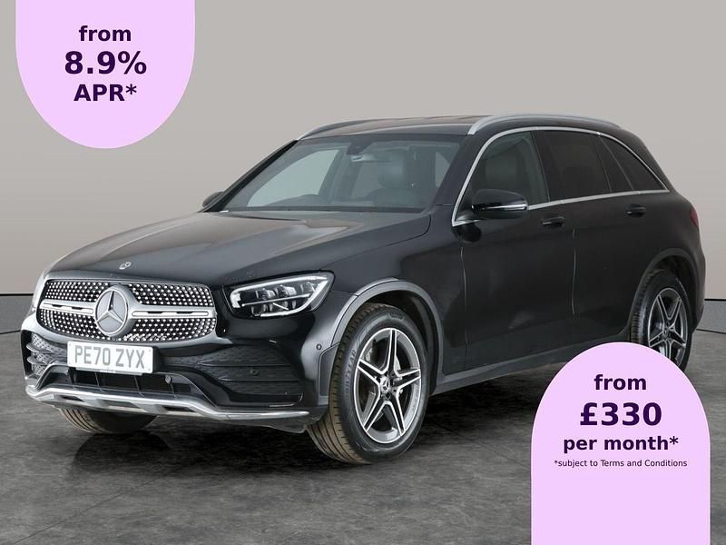 Black Used 2020 Mercedes GLC220 AMG line Estate | £22,350 (Fair price) - Image 1/2