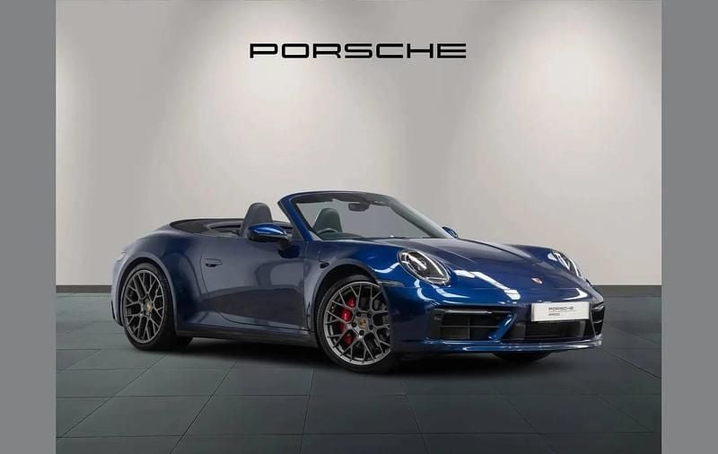 Used Porsche 911 444 HP (326 kW) 2019 Blue Cabriolet