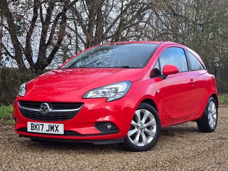Used Vauxhall Corsa 75 HP (55 kW) 2017 Red Hatchback