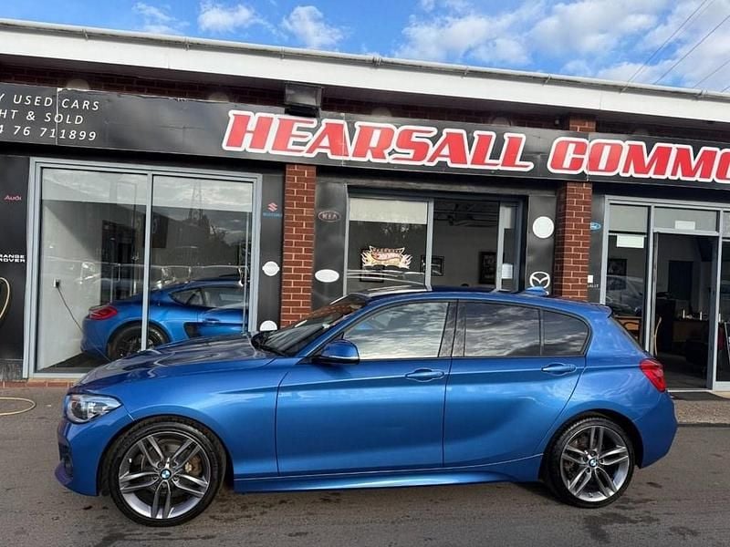 Used BMW 120 M Sport 177 HP (130 kW) 2016 Blue Hatchback