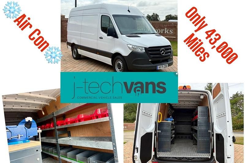 White Used 2021 Mercedes Sprinter Progressive Van | £19,995 (Fair price) - Image 1/4