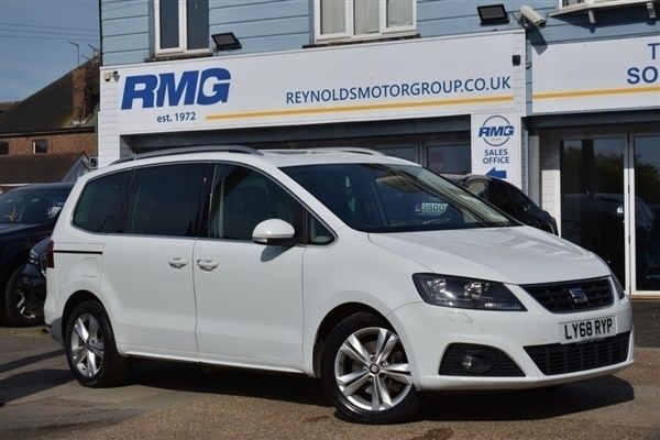 White Used 2019 Seat Alhambra XCELLENCE MPV | £12,990 (Good price) - Image 1/1