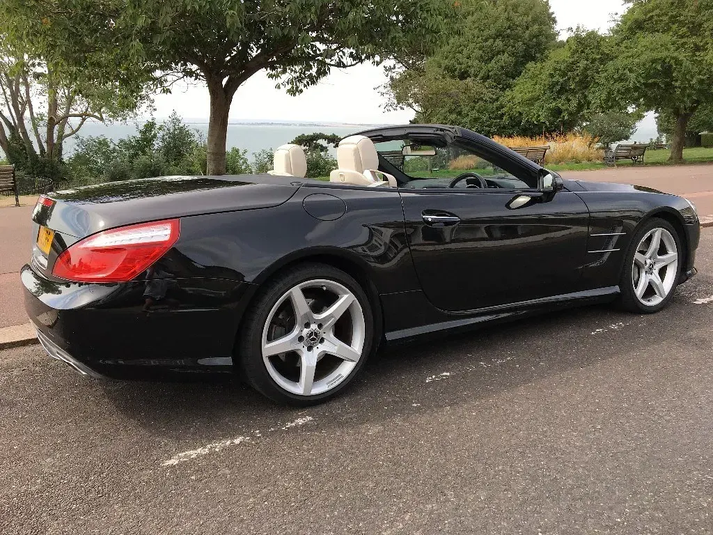 Used Mercedes SL350 2013 Obsidian black Cabriolet