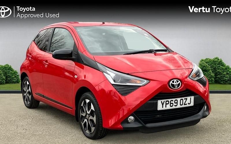 Used Toyota Aygo Trend 72 HP (52 kW) 2019 Red Hatchback