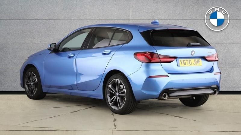 Used BMW 118 Sport Line 148 HP (108 kW) 2020 Blue Hatchback