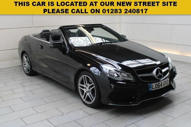 Black Used 2014 Mercedes E250 AMG line Cabriolet | £10,250 (Fair price) - Image 1/3