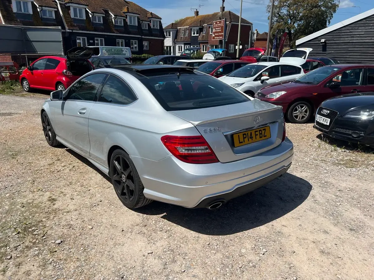 Used Mercedes C220 Sport Edition 2014 Silver Coupe