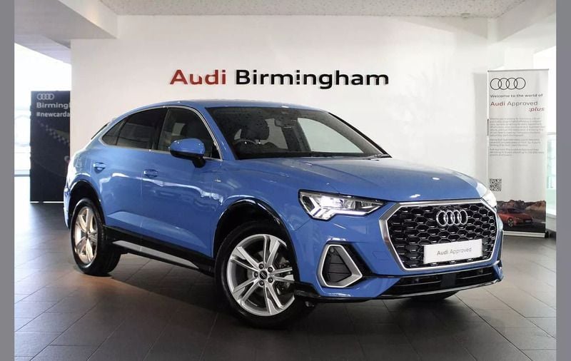 Blue Used 2022 Audi Q3 S-Line SUV | £29,750 (Fair price) - Image 1/4