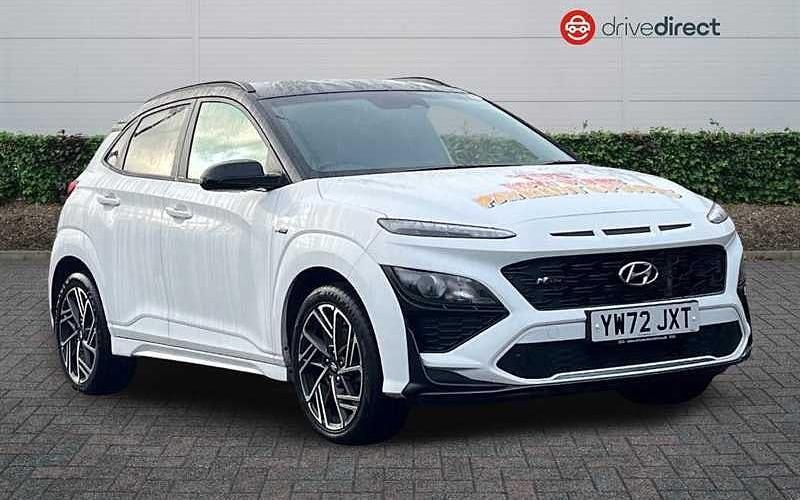 White Used 2022 Hyundai Kona N Line SUV | £13,823 (A bit pricey) - Image 1/4