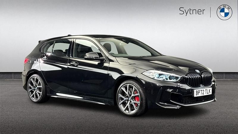 Black Used 2023 BMW 128 Shadowline | £25,500 (Fair price) - Image 1/4