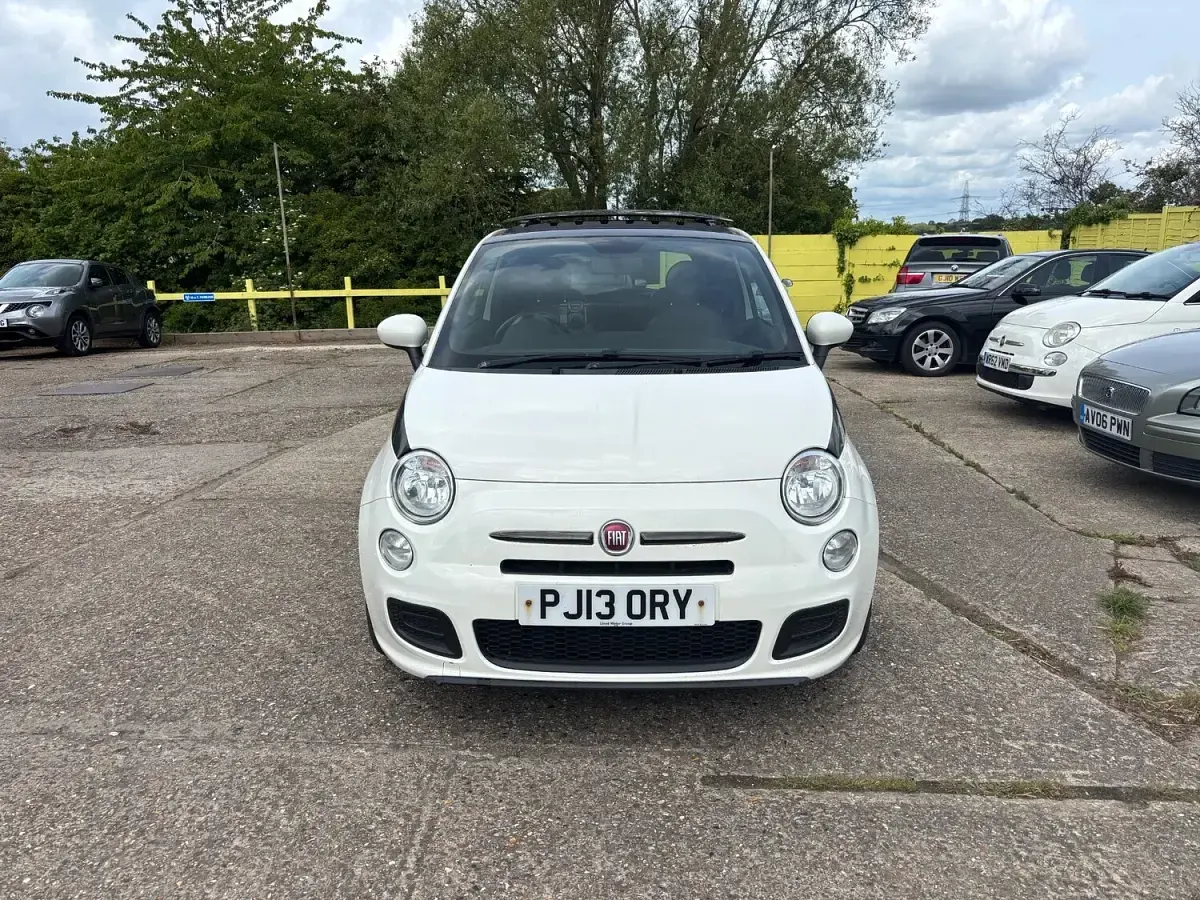 Used Fiat 500 S 69 HP (50 kW) 2013 White Hatchback
