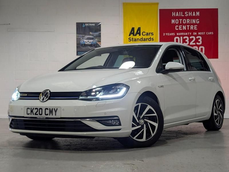 Used VW Golf VII Edition 130 HP (95 kW) 2020 White Hatchback