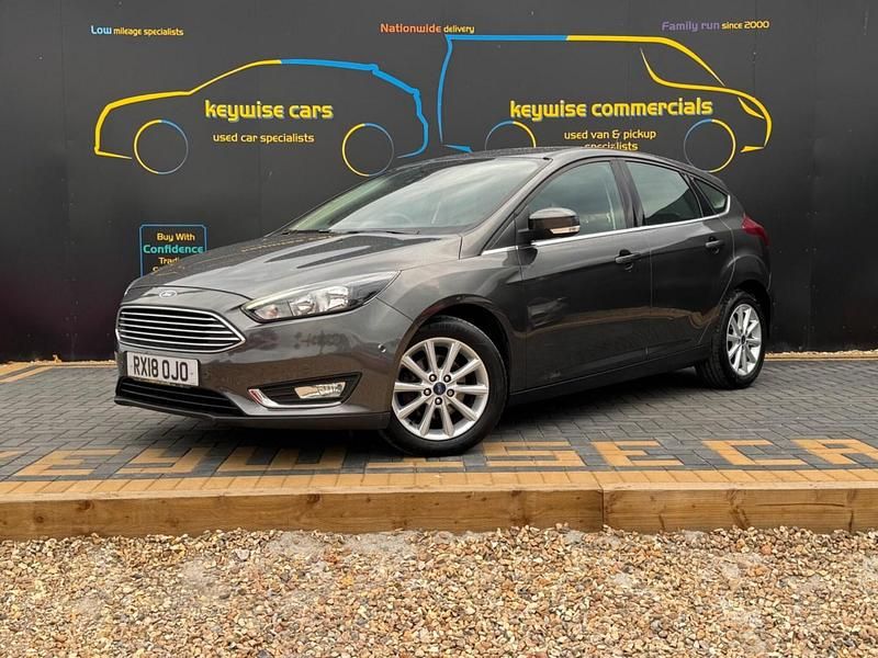 Grey Used 2018 Ford Focus Titanium Hatchback | £8,190 (Good price) - Image 1/3