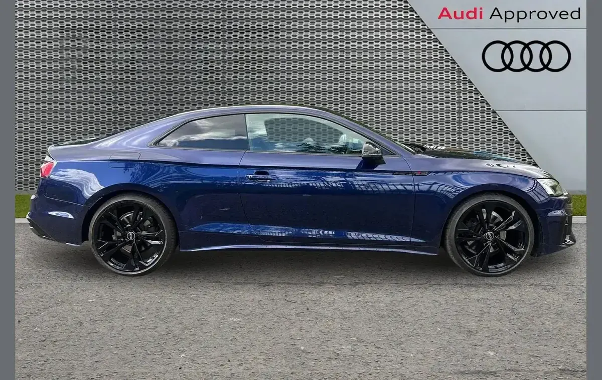 Used Audi A5 Black Edition 150 HP (110 kW) 2023 Blue Coupe