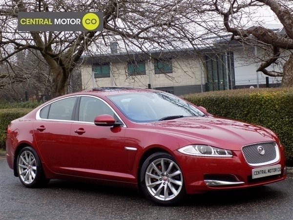 Red Used 2013 Jaguar XF Premium Luxury Sedan | £6,495 (Fair price) - Image 1/1