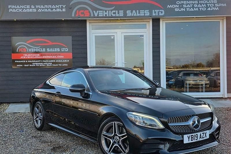 Black Used 2019 Mercedes C300 AMG Line Premium Coupe | £13,495 (Fair price) - Image 1/1