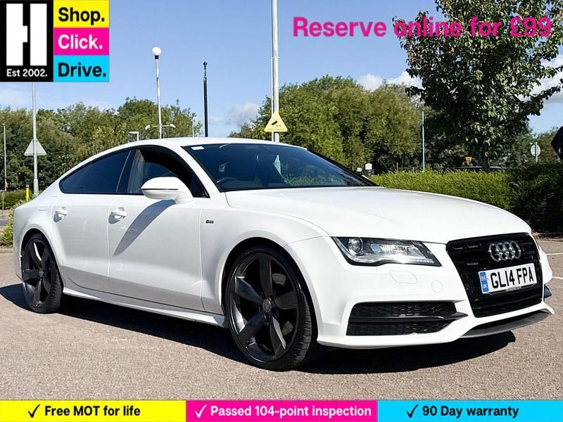 White Used 2014 Audi A7 Sportback Design Hatchback | £11,947 (Fair price) - Image 1/4