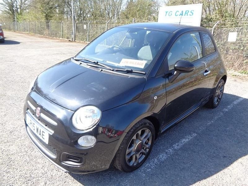 Used Fiat 500S S 2015 Black Hatchback