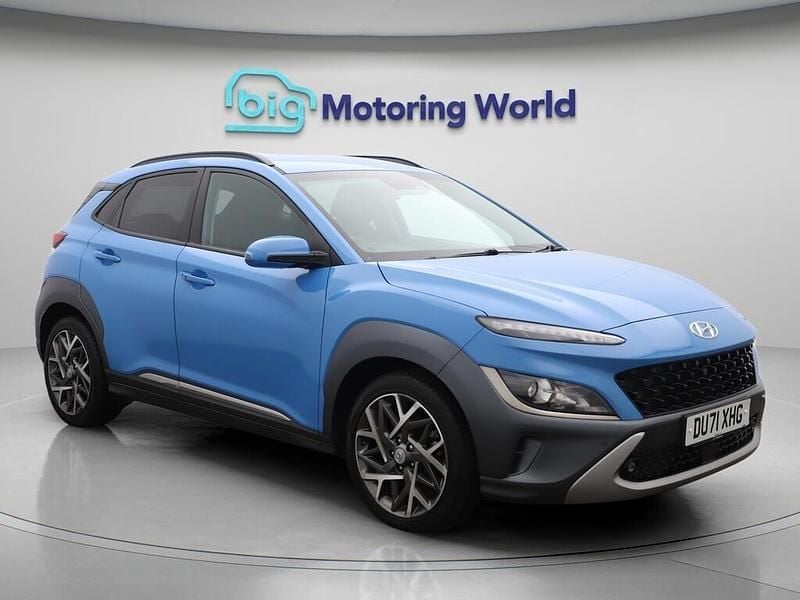 Blue Used 2021 Hyundai Kona Premium SUV | £15,100 (Fair price) - Image 1/4