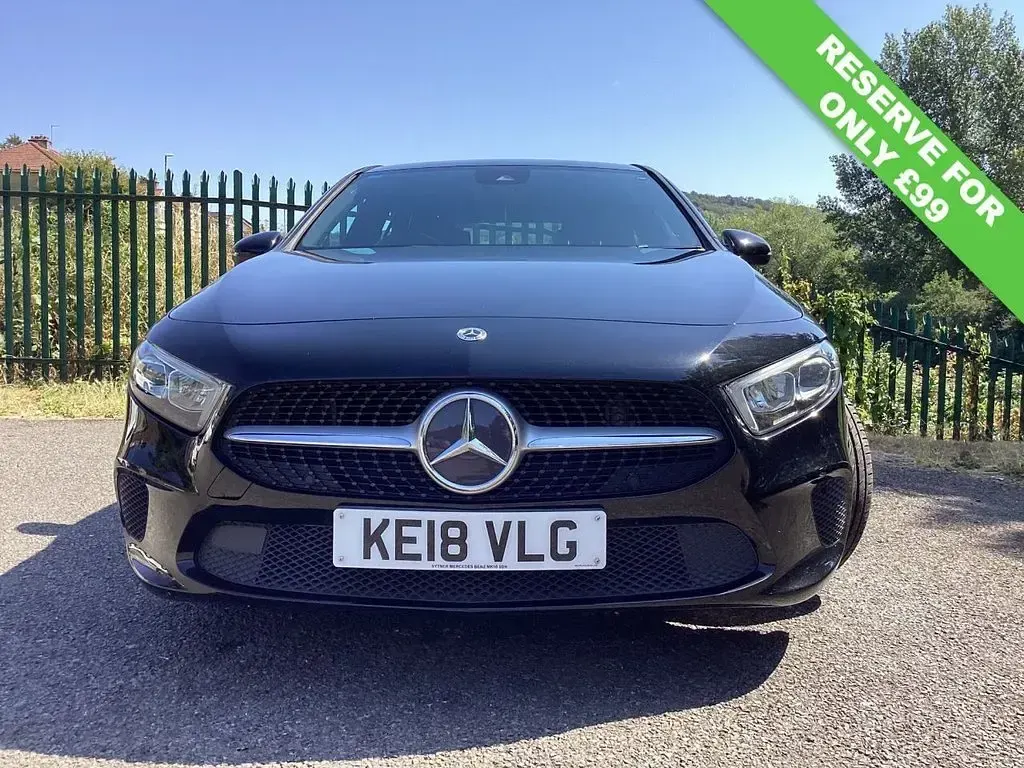 Used Mercedes A180 116 HP (85 kW) 2018 Black Hatchback