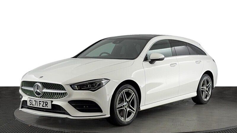 White Used 2022 Mercedes CLA250e AMG Line Premium Plus Sedan | £19,470 (Super price) - Image 1/4