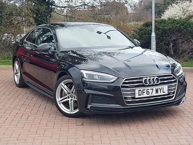 Used Audi A5 S-Line 252 HP (185 kW) 2018 Black Coupe