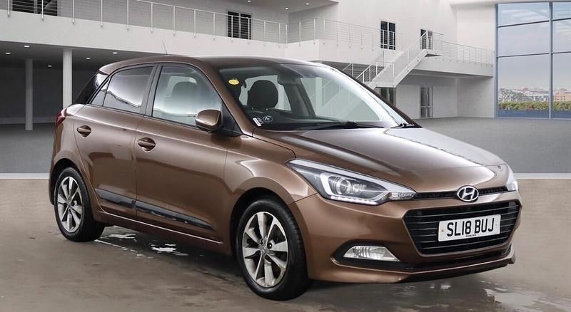 Used Hyundai i20 Premium 2018 Brown Hatchback