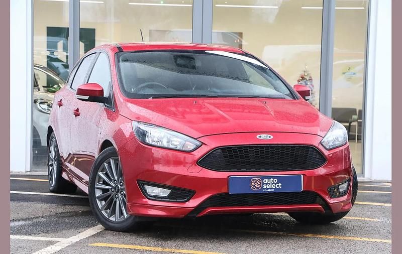 Red Used 2018 Ford Focus ST-Line Hatchback | £8,666 (Super price) - Image 1/3