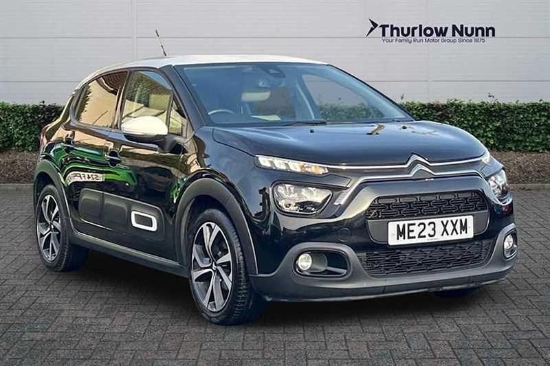 Black Used 2023 Citroën C3 PureTech Hatchback | £10,299 (Good price) - Image 1/1